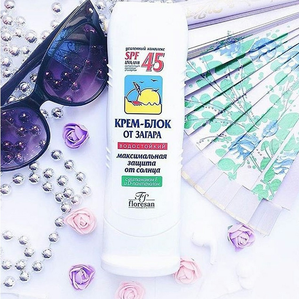 KEM CHỐNG NẮNG VẬT LÝ FLORESAN NGA 45 SPF - 125ML