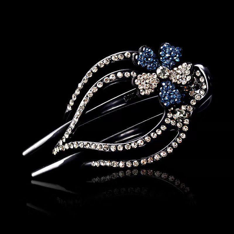 Kẹp Tóc Đính Đá Kiểu Dáng Thanh Lịch Thời Trang Cho Nữ