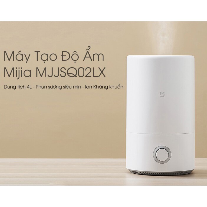 Máy phun sương Xiaomi Mijia MJJSQ02LX phun tinh dầu, kháng khuẩn, tạo ẩm, dung tích 4l cho gia đình-Bảo hành 12 tháng