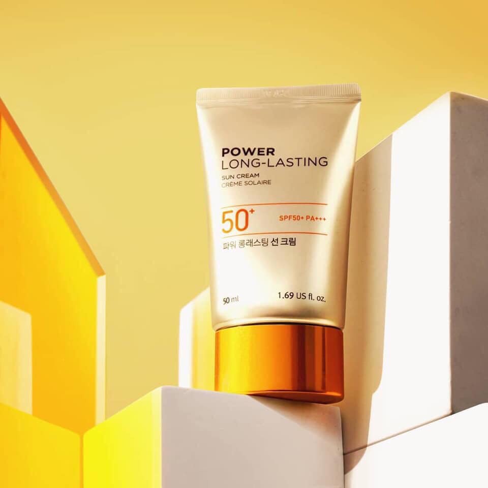 Kem Chống Nắng The Face Shop Power Long - Lasting Sun Cream 50ml