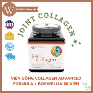 [ CHÍNH HÃNG USA ] Viên uống làm đẹp YOUTHEORY JOINT COLLAGEN advanced formula + boswellia 60viên