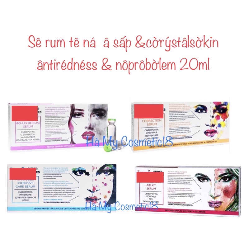 Serum teana asap & crystalskin & noproblem & anti redness 20ml