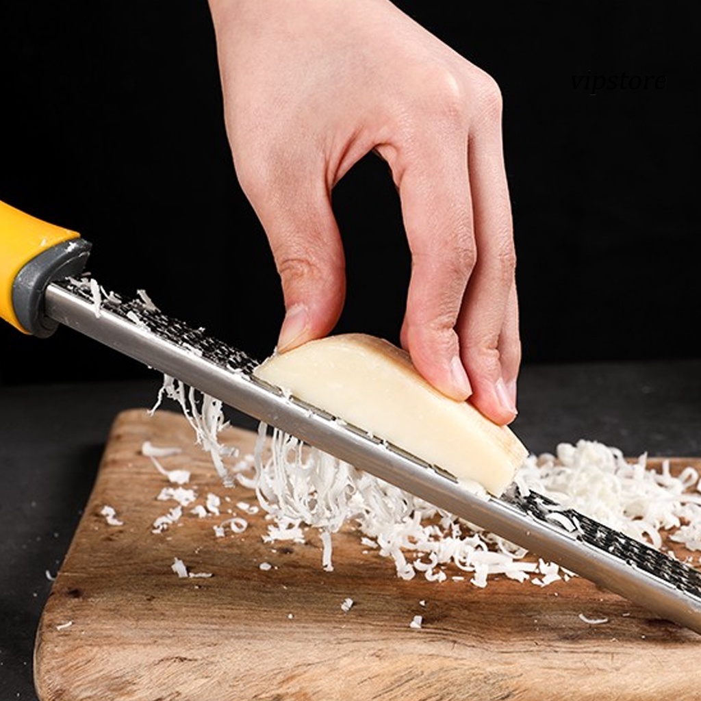 【VIP】  Cheese Grater Razor-sharp Blade Rust-proof Stainless Steel Rubber Handle Lemon Planer for Baking