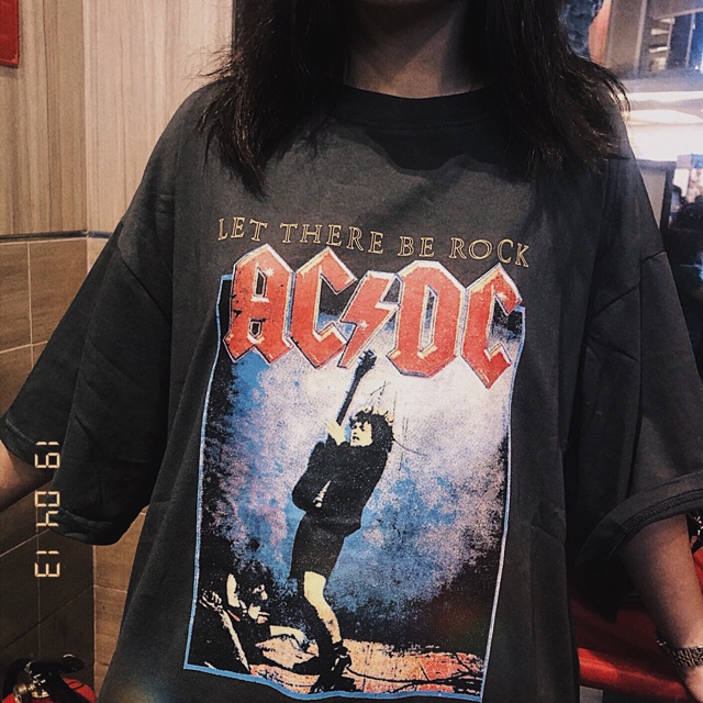 Áo phông ACDC cá tính, phong cách rock