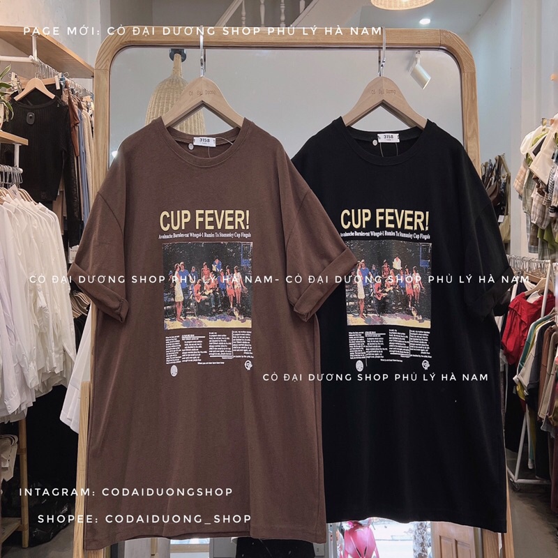 Áo phông CUP FEVER mác 3158