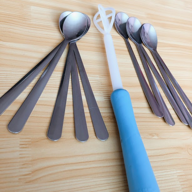 COMBO 5 MUỖNG CAFE DÀI 1 DỤNG CỤ NHẤN CAFE ĐÁNH TẠO BỘT | BigBuy360 - bigbuy360.vn