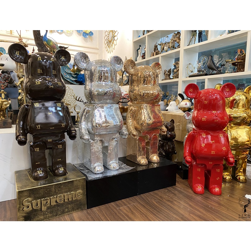 GẤU BEARBRICK LV80CM
