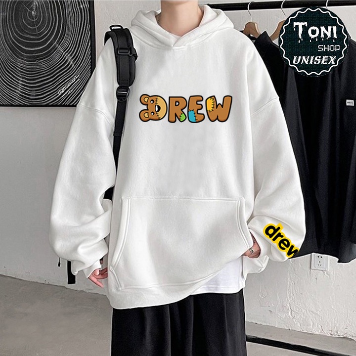 ÁO HOODIE Drew Chữ Cam Nỉ Ngoại Cao Cấp (HD2830 - Full Màu Full Size)