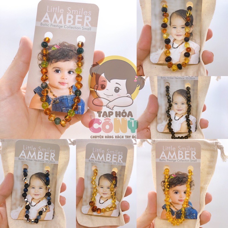 Vòng hổ phách Úc 🇦🇺 Little Smiles Amber