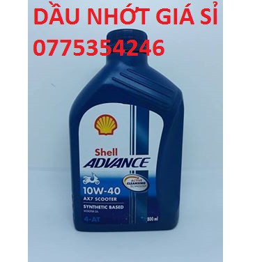 Shell ADVANCE AX7 SCOOTER 10W40 800ML