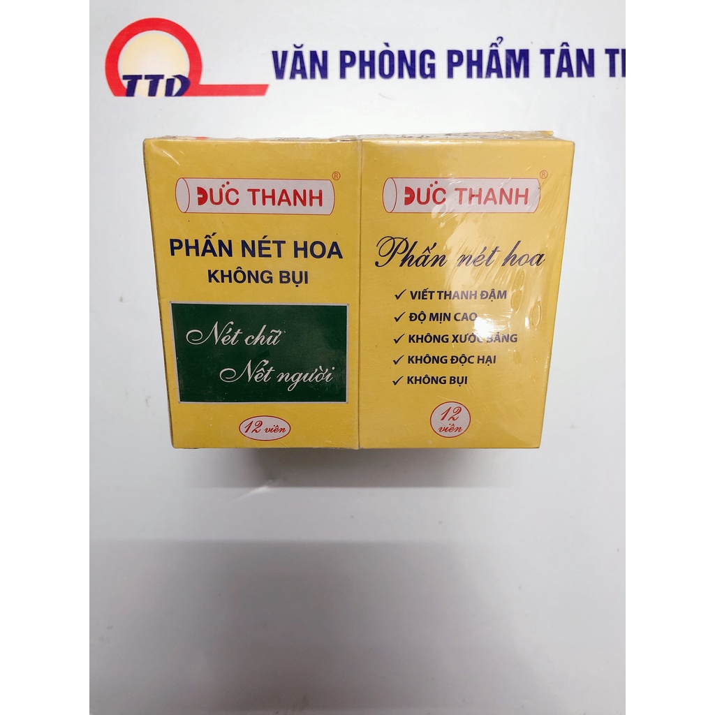 Phấn Trắng Viết Bảng Không Bụi Đức Thanh - 01hộp