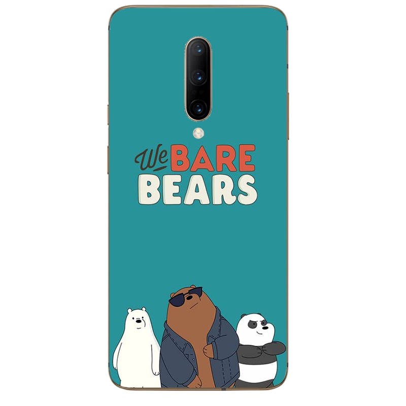 Ốp lưng hình gấu We Bare Bears nhiều mẫu mã cho điện thoại Oneplus 3 3T 5 5T 6 6T 7 7T Pro