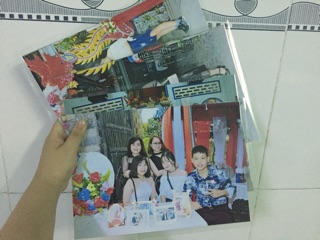 In hình khổ a4 ép plastic dày
