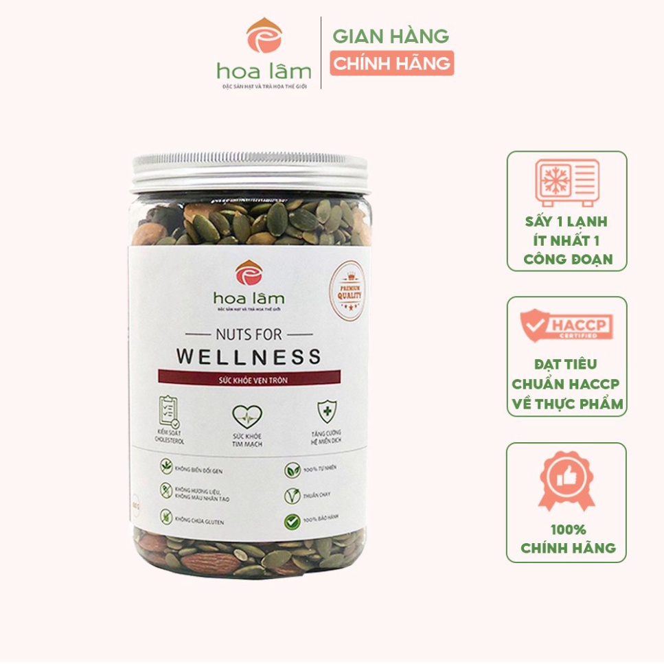 [Mã INCU50 giảm 50K đơn 250K] Hạt dinh dưỡng Hoa Lâm Nuts for Wellness dinh dưỡng tối ưu cho phụ nữ từ 45-55 tuổi 500g