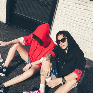 Hoodie Cá Tính Đỏ Trắng và Đen Đỏ