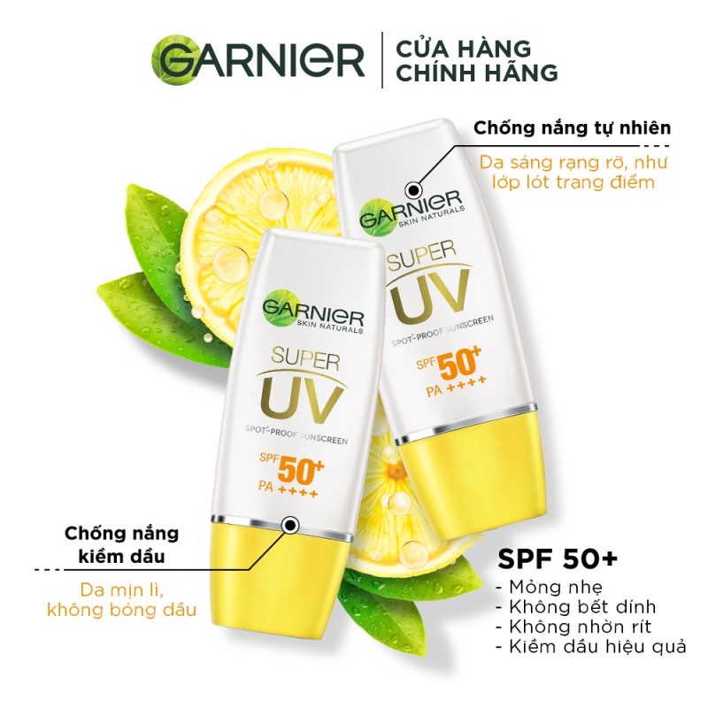 [CHÍNH HÃNG] Kem chống nắng sáng da Garnier 30ml