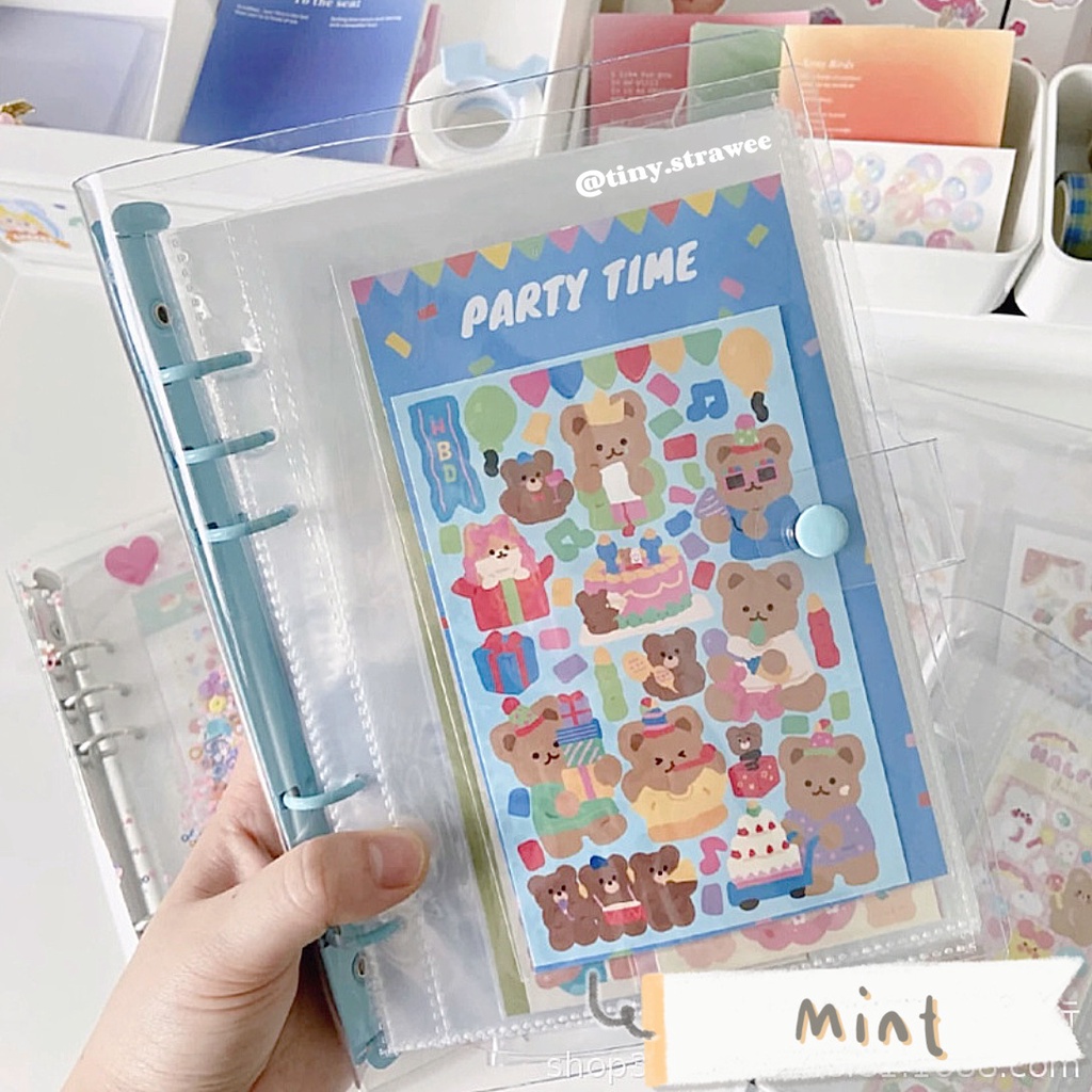 Binder pastel - Bìa sổ còng pastel size A5 6 lỗ