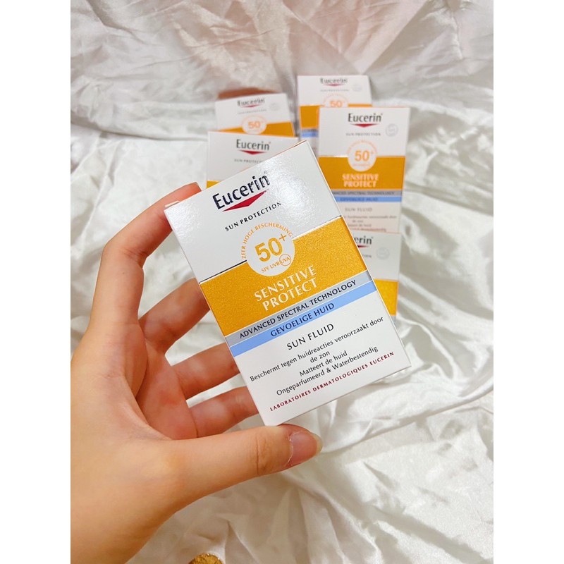 Kem chống nắng Eucerin Sun Fluid Mattifying SPF 50+