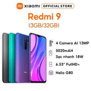 Điện Thoại Xiaomi Redmi 9 3GB/32GB Hàng Chính Hãng BH 18 tháng