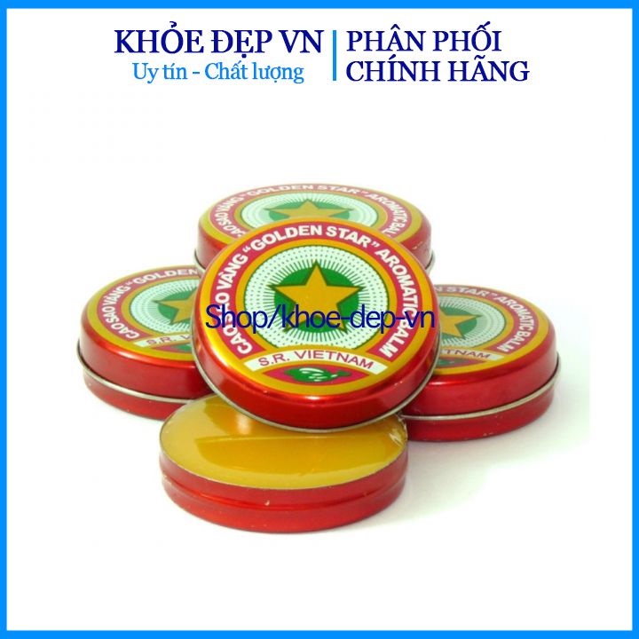 Combo 10 lọ dầu cù là cao sao vàng giúp giảm đau nhức đầu , đau nhức xương khớp giảm cảm cúm lọ 3 gam x 10