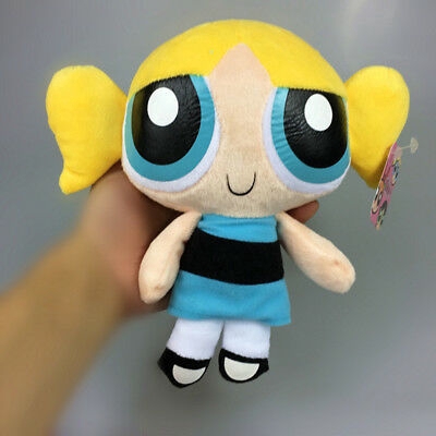 Búp bê nhồi bông hình nhân vật hoạt hình The Powerpuff Girls 1999 20cm dễ thương