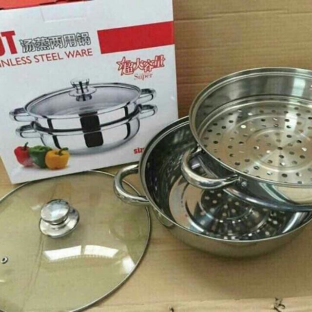 Nồi hấp Pot 2 tầng 28cm
