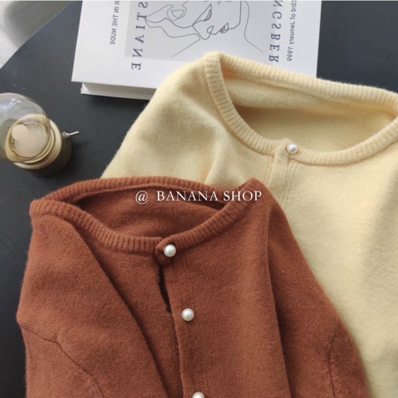 ÁO CARDIGAN TRƠN MÀU PASTEL NHẸ NHÀNG HÀN QUỐC ẢNH THẬT Ở CUỐI 019