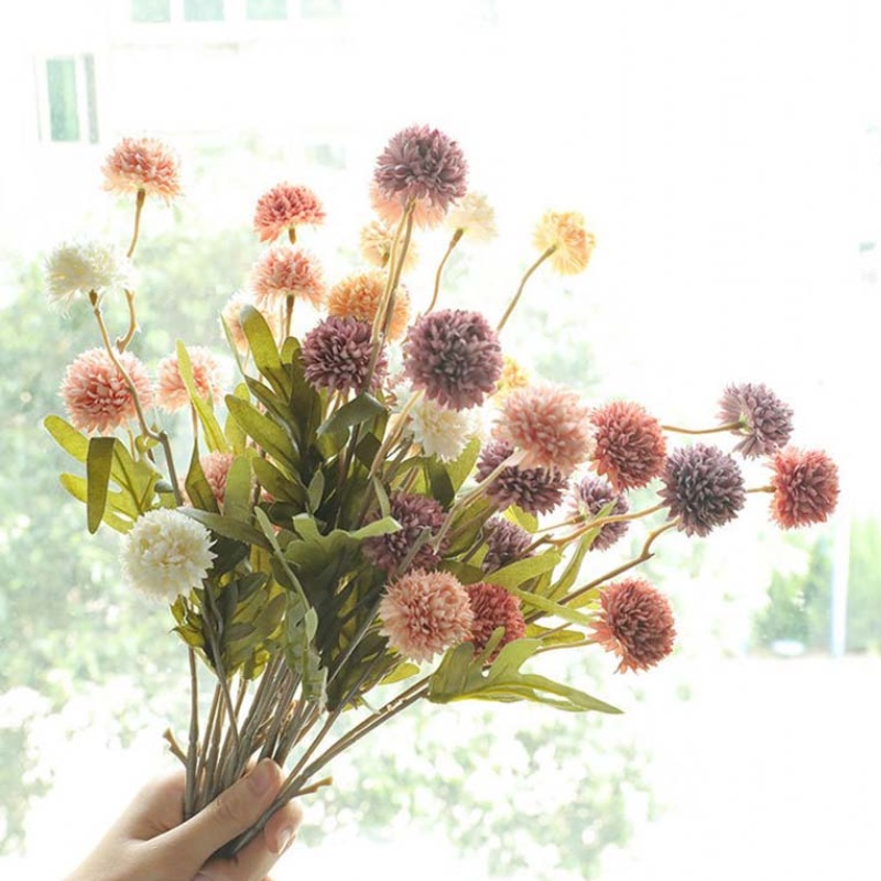 1 bó hoa bồ công anh nhân tạo với 5 bông