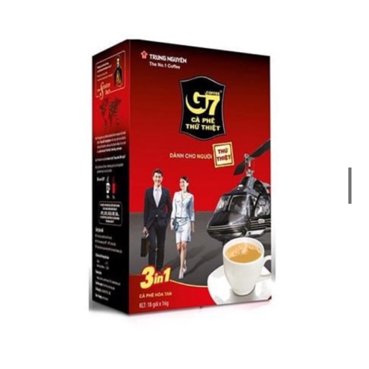 [Có Tem] Cà Phê Sữa Hoà Tan G7 hộp 18 gói x 16g | BigBuy360 - bigbuy360.vn