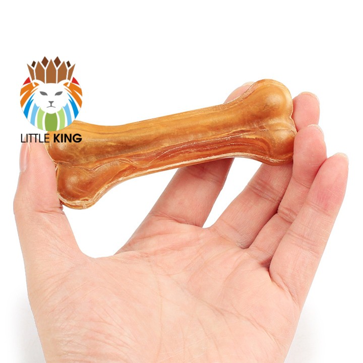 Xương da bò cho chó gặm sạch răng, khử mùi hôi miệng, giúp răng chắc khỏe Little King pet shop