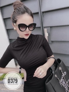 Bigsize Đầm thun body D379
