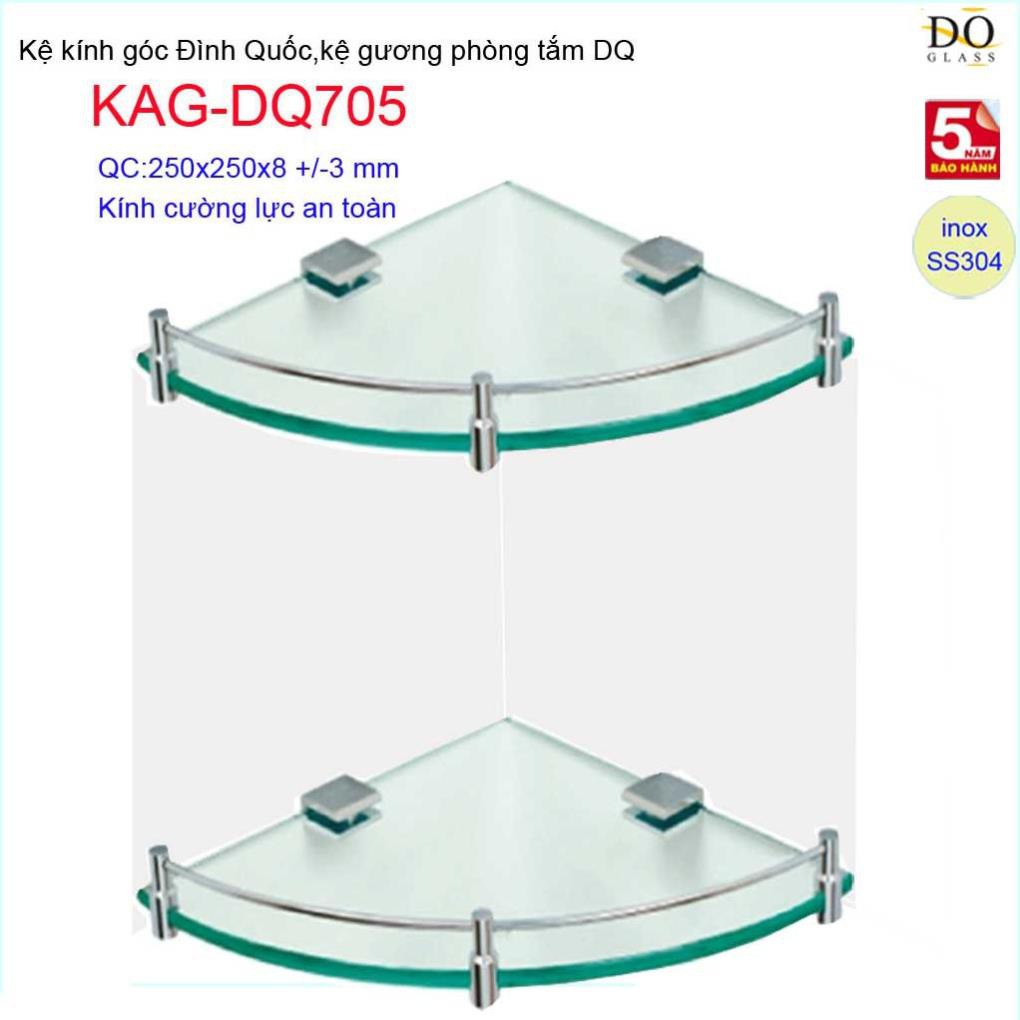 Kệ kiếng phòng tắm, kệ kính Đình Quốc KAG-DQ705