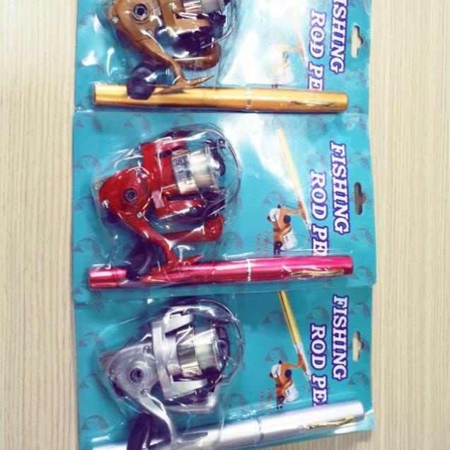 Bộ cần câu bút máy đứng hàng loại 1 cần dài 1m6 tải 6kg phụ kiện 9 món y hình nhét cốp xe máy bộ y hình cần cực khoẻ