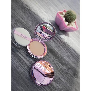 Phấn phủ siêu mịn Cellio Shining Ex Twoway Cake - Hằng Cosmestic Korea Shop