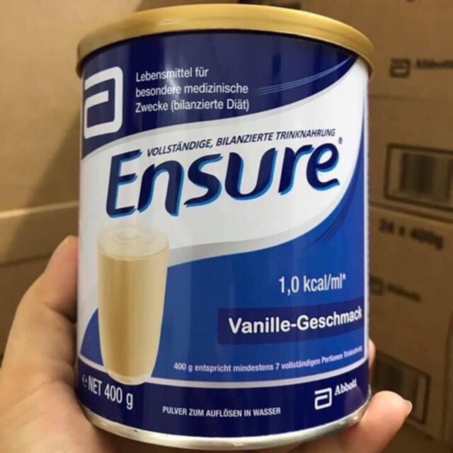 Sữa Ensure 400gr hàng Đức.