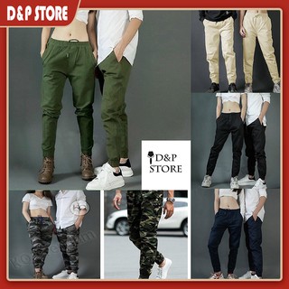 Quần jogger nam nữ kaki kiểu dáng thể thao, cá tính, chất liệu cao cấp, D&P Store