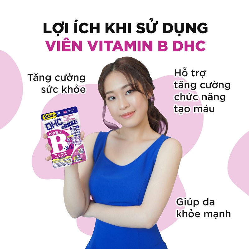 Viên Uống Bổ Sung Vitamin B Tổng Hợp DHC Vitamin B Mix Nhật Bản