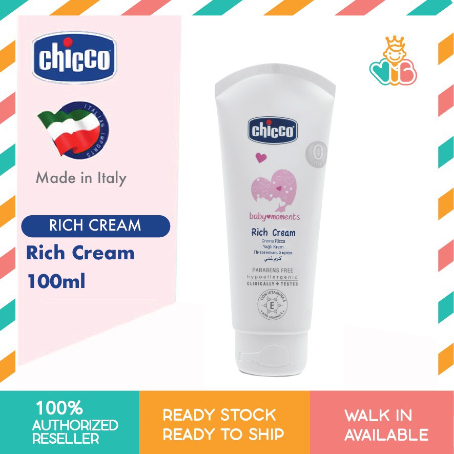 Chicco Baby Moments Rich Cream 100 ml