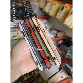 Ốp lưng viền vuông giả 12 cho iPhone XR dẻo màu bóng siêu đẹp