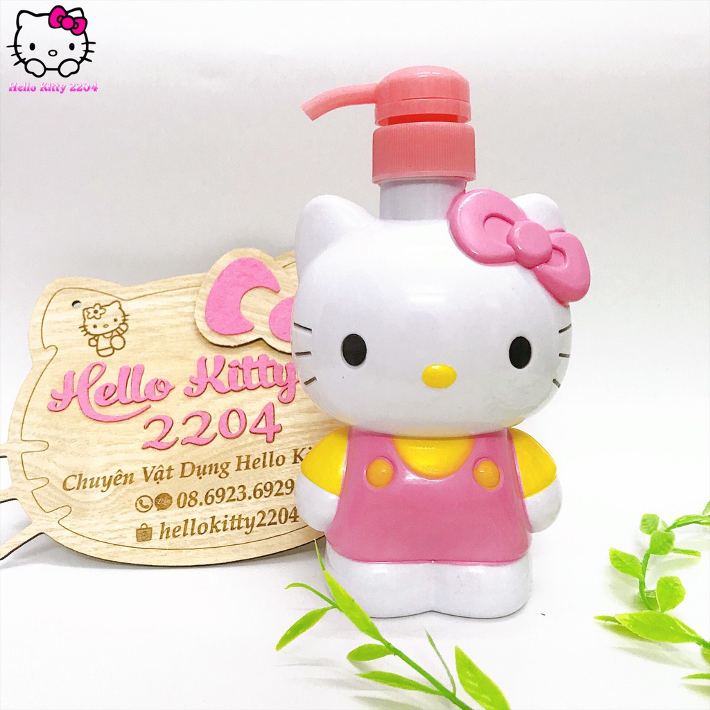 🌸🌸Bình chiết dầu gội, sữa tắm Hello Kitty dễ thương 500ml ☘☘