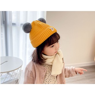 Mũ len dệt kim ấm cho bé đủ màu sắc [MU005]