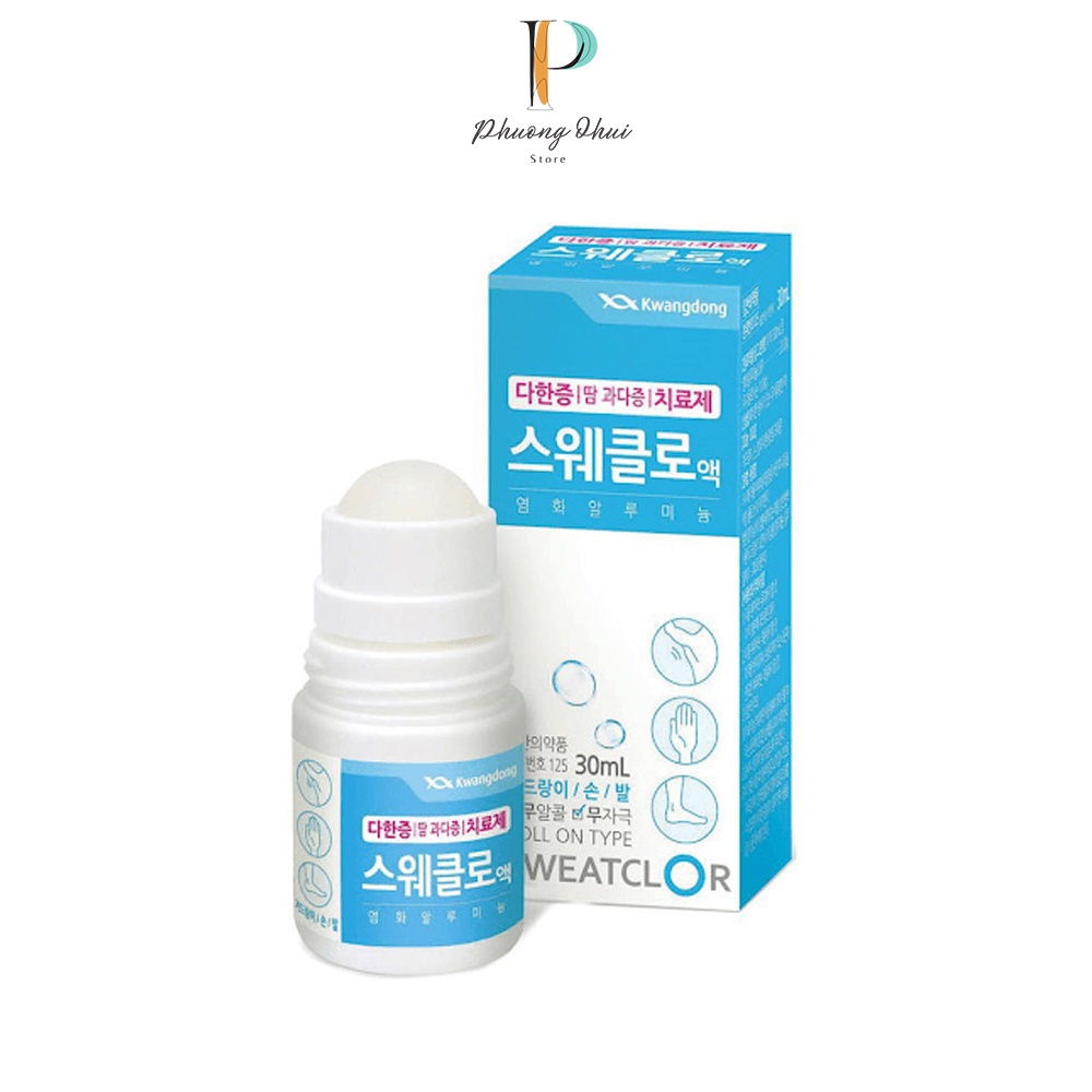 Lăn Khử Mùi Kwangdong Phương Ohui Lăn Nách Khử Thâm Ngăn Mồ Hôi Giúp Khô Thoáng Sáng Mịn 30ml