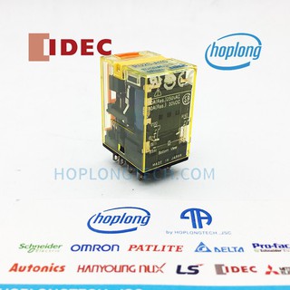 RU2S-A110 Rơ le trung gian IDEC 8 chân dẹt loại vừa điện áp 110VAC