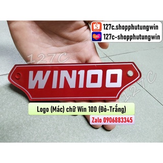 [HCM] Logo (Mác) chữ Win 100 (Đen-Trắng/ Đỏ-Trắng)