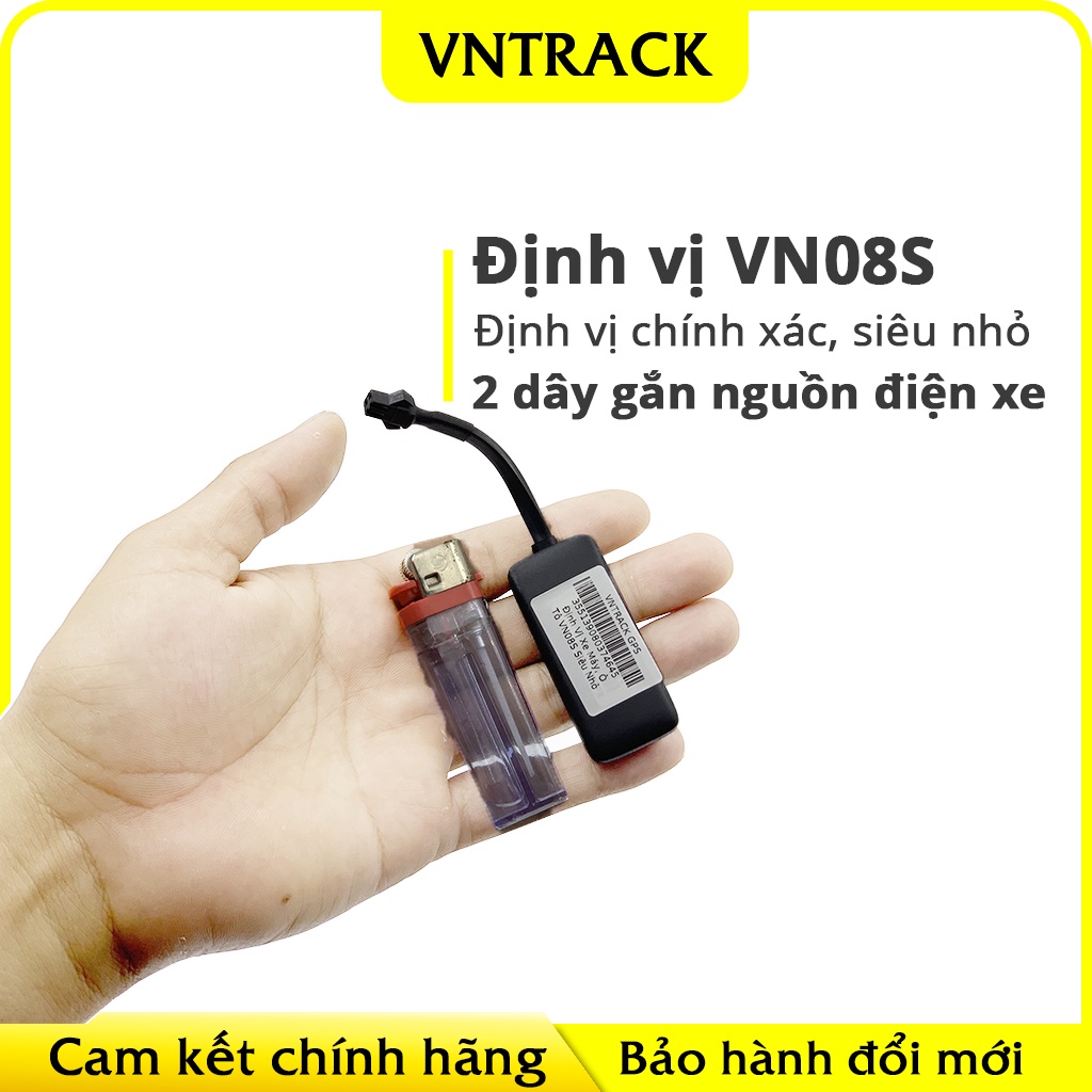 Thiết Bị Định Vị Xe Máy Định Vị Ô Tô Siêu Nhỏ VN08S VNTRACK GPS Chính Hãng, Định Vị Chính Xác, Bảo Hành Đổi Mới