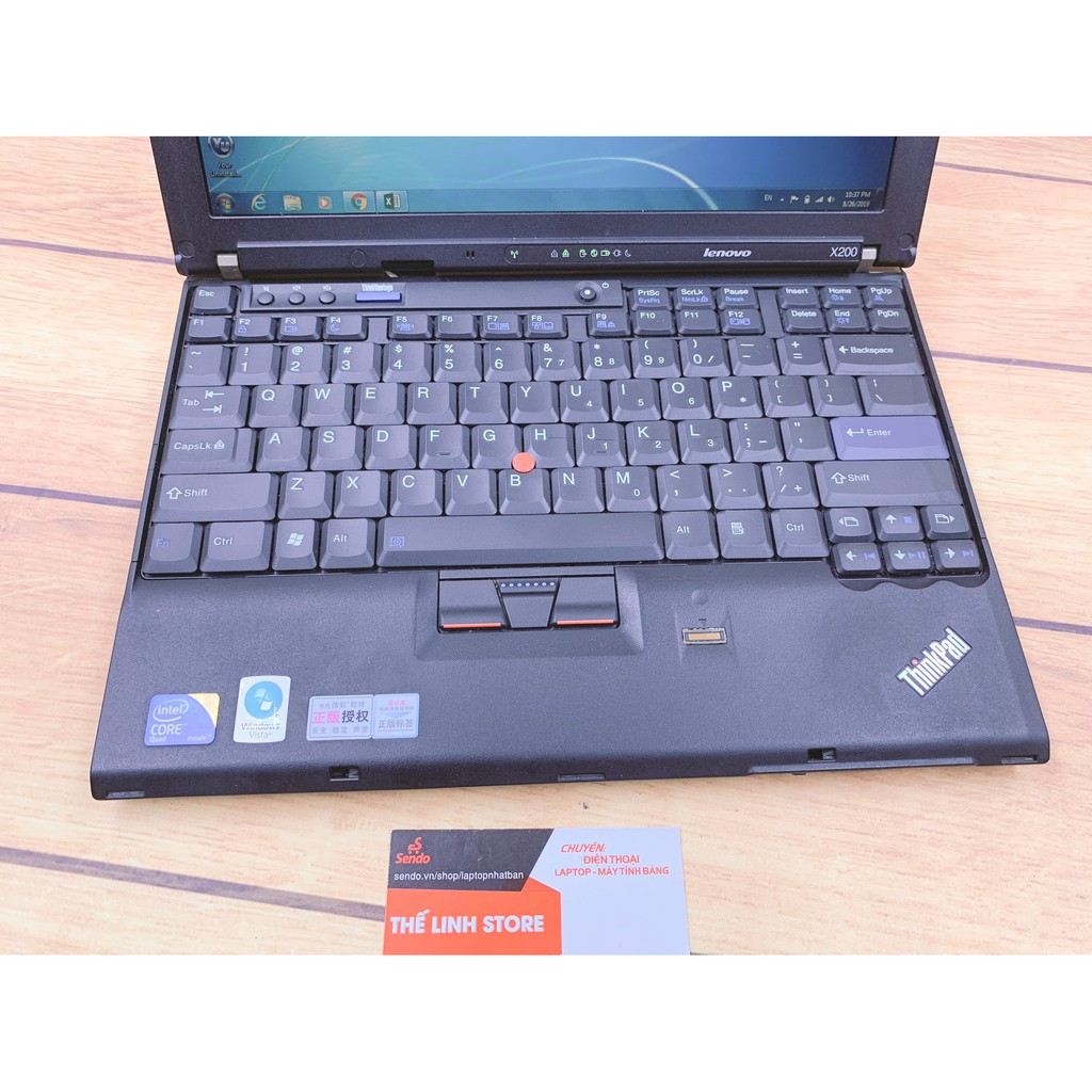 [Mã ELLAPDESK giảm 5% đơn 3TR] Laptop Lenovo Thinkpad X200 12 inch 160G - Văn phòng mượt mà Nhỏ gọn | BigBuy360 - bigbuy360.vn
