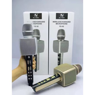 Micro Karaoke Bluetooth YS92 vuông màu đẹp - Âm thanh cực chuẩn I Bảo hành 12 tháng