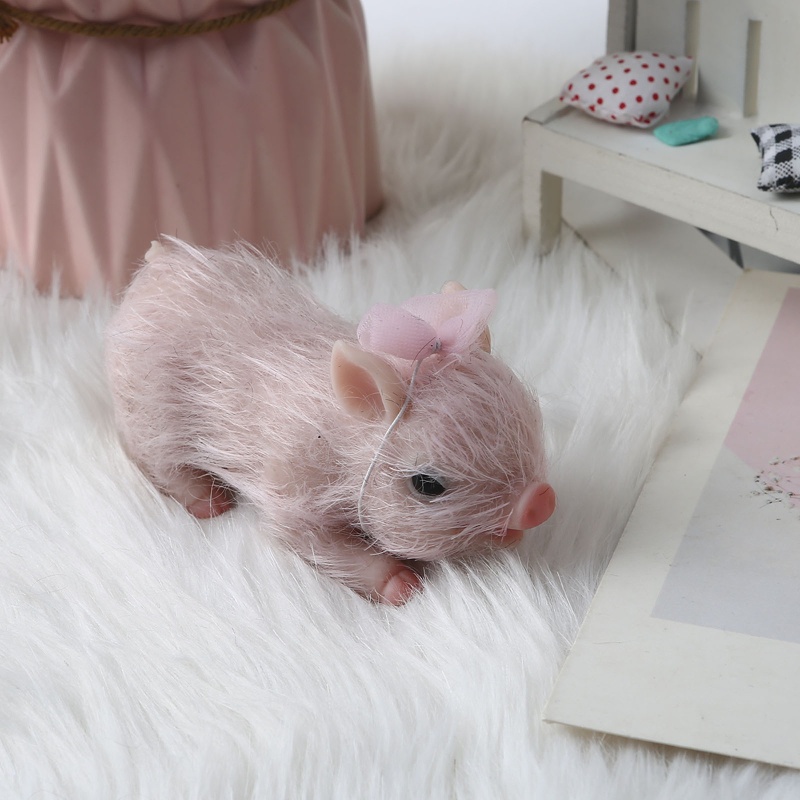 Thú Nhồi Bông Hình Con Heo Bằng Silicone Cho Bé