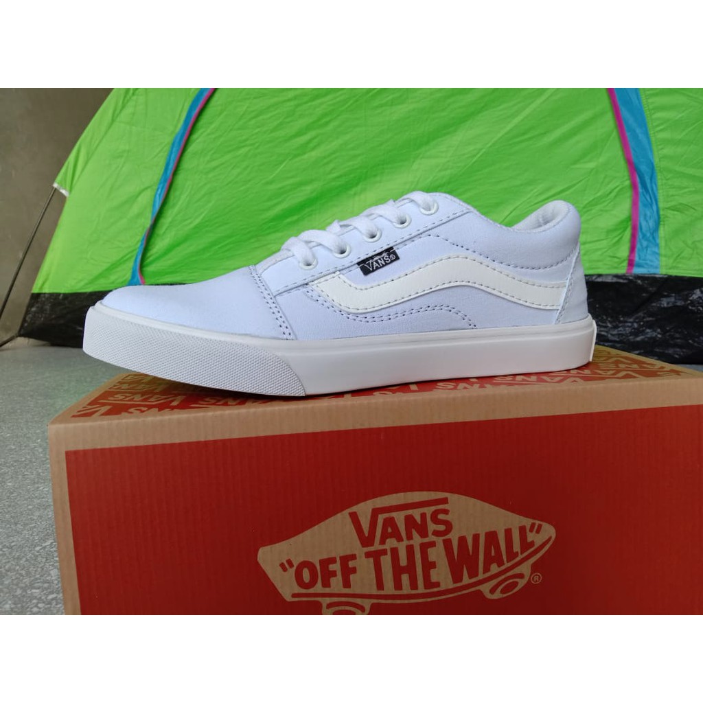 Giày Thể Thao Vans Off The Wall Oldschool Màu Trắng Trẻ Trung Năng Động