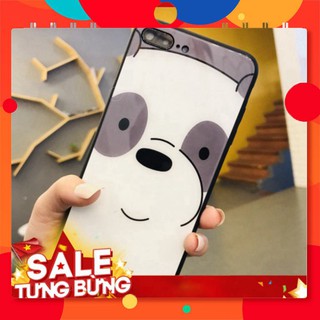 Ốp Lưng IPHONE Kính Cường Lực Gấu CuTe